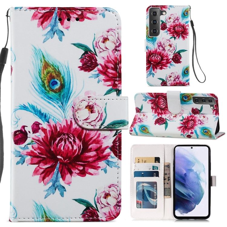 Knižkové puzdro Trendy Cross case Páv – Samsung Galaxy S21 FE | Kryty na mobil Kryty na mobil | Knižkové puzdro Trendy Cross case Páv – Samsung Galaxy S21 FE | Kryty na mobil