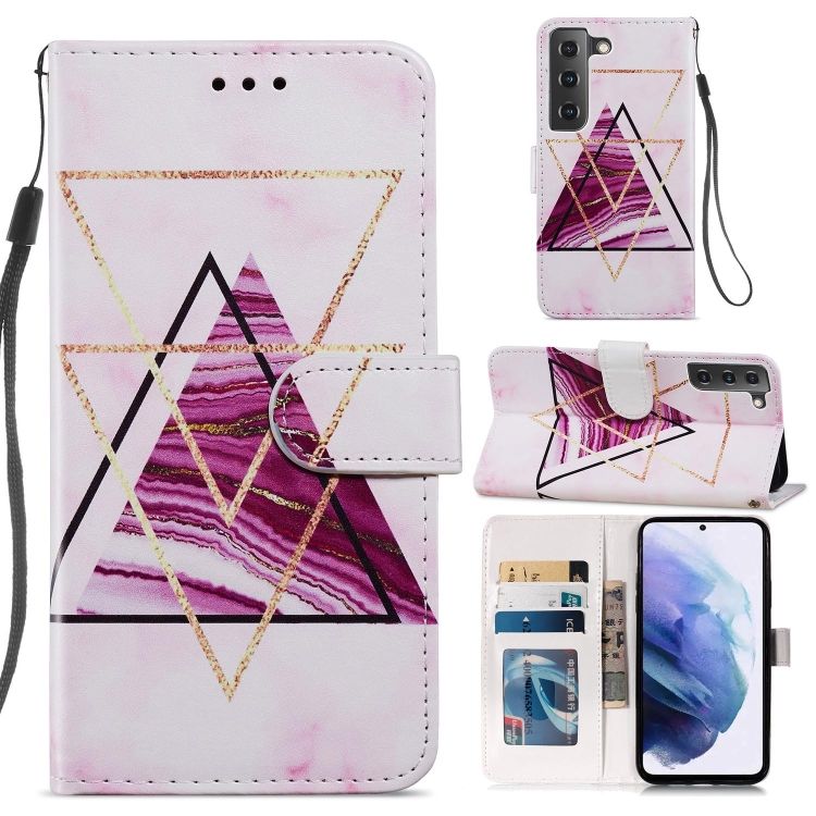 Knižkové puzdro Trendy Cross case Trojuholoníky – Samsung Galaxy S21 FE | Kryty na mobil Kryty na mobil | Knižkové puzdro Trendy Cross case Trojuholoníky – Samsung Galaxy S21 FE | Kryty na mobil