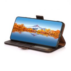 Kryty na mobil | Kožené puzdro Khazneh leather case hnedé – Samsung Galaxy S22 Ultra | Kryty na mobil