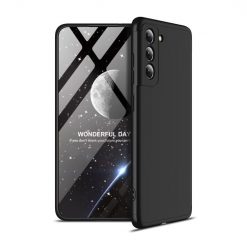 Kryty na mobil | Ochranný kryt 360 Protection čierny – Samsung Galaxy S21 FE | Kryty na mobil