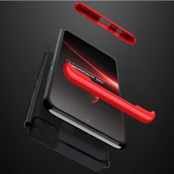 Kryty na mobil | Ochranný kryt 360 Protection čierno-červený – Realme C21Y | Kryty na mobil