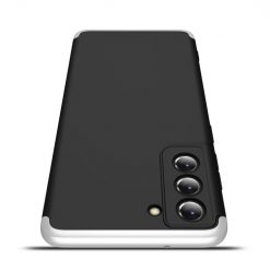 Kryty na mobil | Ochranný kryt 360 Protection čierno-strieborný – Samsung Galaxy S21 FE | Kryty na mobil