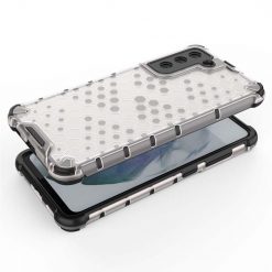 Kryty na mobil | Odolný kryt Honeycomb Armor transparentný – Samsung Galaxy S21 FE | Kryty na mobil
