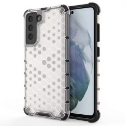 Kryty na mobil | Odolný kryt Honeycomb Armor transparentný – Samsung Galaxy S21 FE | Kryty na mobil