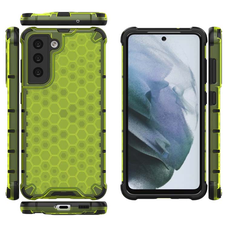 Odolný kryt Honeycomb Armor zelený – Samsung Galaxy S21 FE | Kryty na mobil Kryty na mobil | Odolný kryt Honeycomb Armor zelený – Samsung Galaxy S21 FE | Kryty na mobil