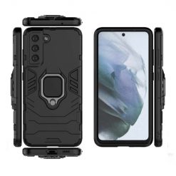 Kryty na mobil | Odolný kryt Ring Armor čierny – Samsung Galaxy S21 FE | Kryty na mobil
