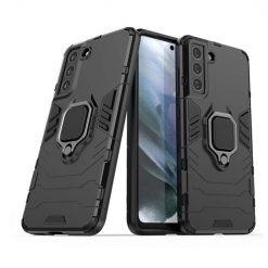 Kryty na mobil | Odolný kryt Ring Armor čierny – Samsung Galaxy S21 FE | Kryty na mobil