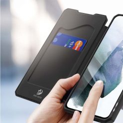 Peňaženkové puzdro Dux Ducis Skin X čierne – Samsung Galaxy S21 FE | Kryty na mobil Kryty na mobil | Peňaženkové puzdro Dux Ducis Skin X čierne – Samsung Galaxy S21 FE | Kryty na mobil