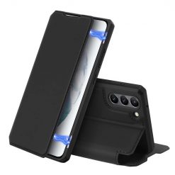 Kryty na mobil | Peňaženkové puzdro Dux Ducis Skin X čierne – Samsung Galaxy S21 FE | Kryty na mobil