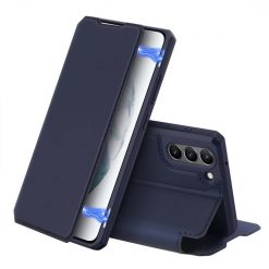 Kryty na mobil | Peňaženkové puzdro Dux Ducis Skin X modré – Samsung Galaxy S21 FE | Kryty na mobil