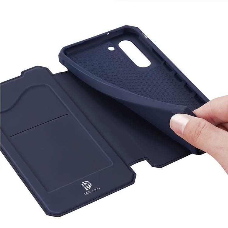 Peňaženkové puzdro Dux Ducis Skin X modré – Samsung Galaxy S21 FE | Kryty na mobil Kryty na mobil | Peňaženkové puzdro Dux Ducis Skin X modré – Samsung Galaxy S21 FE | Kryty na mobil