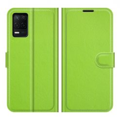 Kryty na mobil | Peňaženkové puzdro Litchi limetkové – Realme 8 5G | Kryty na mobil