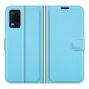 Kryty na mobil | Peňaženkové puzdro Litchi fialové – Realme 8 5G | Kryty na mobil
