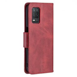 Kryty na mobil | Peňaženkové puzdro Retro Lambskin červené – Realme 8 5G | Kryty na mobil