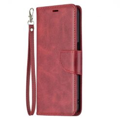 Kryty na mobil | Peňaženkové puzdro Retro Lambskin červené – Realme 8 5G | Kryty na mobil