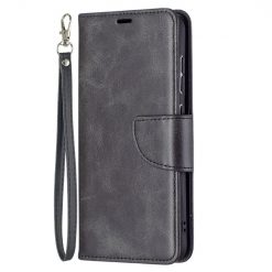 Kryty na mobil | Peňaženkové puzdro Retro Lambskin čierne – Samsung Galaxy S21 FE | Kryty na mobil