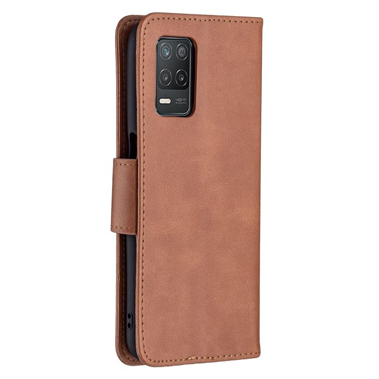 Peňaženkové puzdro Retro Lambskin hnedé – Realme 8 5G | Kryty na mobil Kryty na mobil | Peňaženkové puzdro Retro Lambskin hnedé – Realme 8 5G | Kryty na mobil