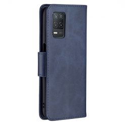 Kryty na mobil | Peňaženkové puzdro Retro Lambskin modré – Realme 8 5G | Kryty na mobil