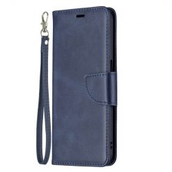 Kryty na mobil | Peňaženkové puzdro Retro Lambskin modré – Realme 8 5G | Kryty na mobil
