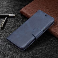 Kryty na mobil | Peňaženkové puzdro Retro Lambskin modré – Realme 8 5G | Kryty na mobil