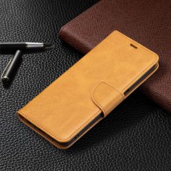 Peňaženkové puzdro Retro Lambskin žlté – Realme 8 5G | Kryty na mobil Kryty na mobil | Peňaženkové puzdro Retro Lambskin žlté – Realme 8 5G | Kryty na mobil