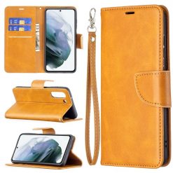 Peňaženkové puzdro Retro Lambskin žlté – Samsung Galaxy S21 FE | Kryty na mobil Kryty na mobil | Peňaženkové puzdro Retro Lambskin žlté – Samsung Galaxy S21 FE | Kryty na mobil