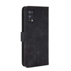 Kryty na mobil | Peňaženkové puzdro Solid čierne – Realme 7 Pro | Kryty na mobil