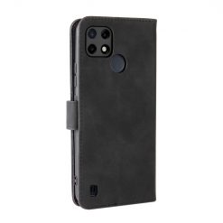 Peňaženkové puzdro Solid čierne – Realme C21Y | Kryty na mobil Kryty na mobil | Peňaženkové puzdro Solid čierne – Realme C21Y | Kryty na mobil