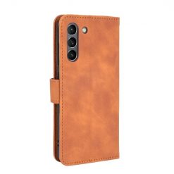 Kryty na mobil | Peňaženkové puzdro Solid hnedé – Samsung Galaxy S21 FE | Kryty na mobil