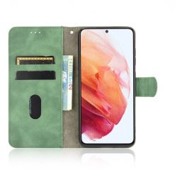 Kryty na mobil | Peňaženkové puzdro Solid zelené – Samsung Galaxy S21 FE | Kryty na mobil