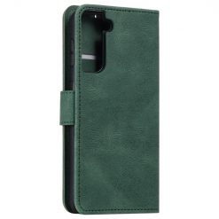 Kryty na mobil | Peňaženkové puzdro Stitchy Book Case zelené – Samsung Galaxy S21 FE | Kryty na mobil