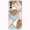 Kryty na mobil | Zadný kryt Abstract Pattern Ružová a Modrá – Samsung Galaxy A13 5G | Kryty na mobil