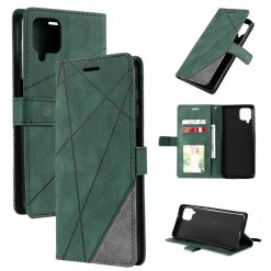 Knižkové puzdro Rhombus zelené – Samsung Galaxy A12 / M12 | Kryty na mobil Kryty na mobil | Knižkové puzdro Rhombus zelené – Samsung Galaxy A12 / M12 | Kryty na mobil