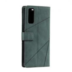 Knižkové puzdro Rhombus zelené – Vivo Y20s | Kryty na mobil Kryty na mobil | Knižkové puzdro Rhombus zelené – Vivo Y20s | Kryty na mobil