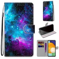 Kryty na mobil | Knižkové puzdro Trendy Cross case Hviezdna obloha – Samsung Galaxy A53 5G | Kryty na mobil