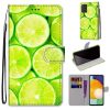 Kryty na mobil | Knižkové puzdro Trendy Cross case Fluorescenčná voda – Samsung Galaxy A53 5G | Kryty na mobil