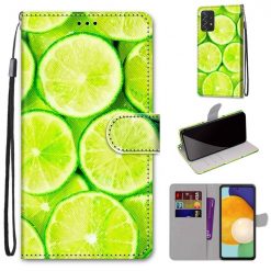 Kryty na mobil | Knižkové puzdro Trendy Cross case Limetka – Samsung Galaxy A53 5G | Kryty na mobil