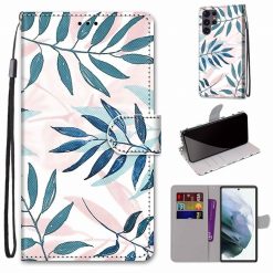 Knižkové puzdro Trendy Cross case Listy – Samsung Galaxy S22 Ultra