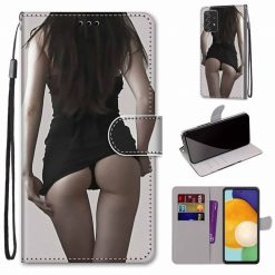 Knižkové puzdro Trendy Cross case Sexy žena – Samsung Galaxy A53 5G