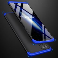 Kryty na mobil | Ochranný kryt 360 Protection čierno-modrý – Samsung Galaxy A12 / M12 | Kryty na mobil