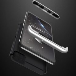 Kryty na mobil | Ochranný kryt 360 Protection čierno-strieborný – Samsung Galaxy A12 / M12 | Kryty na mobil