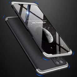 Kryty na mobil | Ochranný kryt 360 Protection čierno-strieborný – Samsung Galaxy A12 / M12 | Kryty na mobil