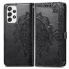 Kryty na mobil | Peňaženkové puzdro Embossing Pattern Mandala Flower modré – Samsung Galaxy A53 5G | Kryty na mobil
