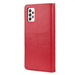 Peňaženkové puzdro Embossing Pattern Motýľ a kvet červené – Samsung Galaxy A53 5G | Kryty na mobil Kryty na mobil | Peňaženkové puzdro Embossing Pattern Motýľ a kvet červené – Samsung Galaxy A53 5G | Kryty na mobil