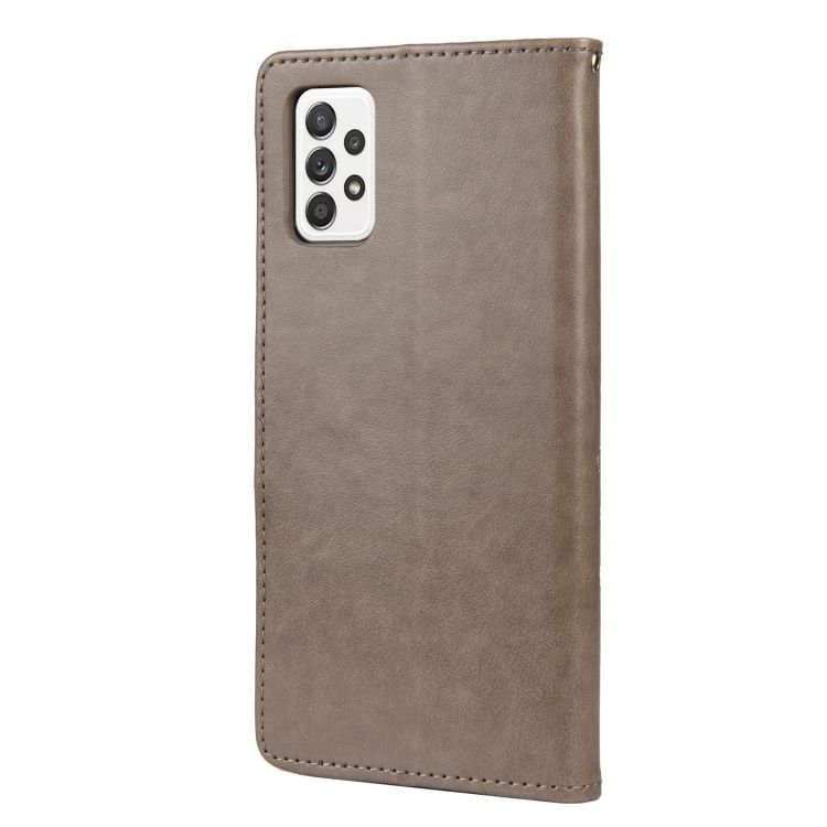 Peňaženkové puzdro Embossing Pattern Motýľ a kvet hnedé – Samsung Galaxy A53 5G | Kryty na mobil Kryty na mobil | Peňaženkové puzdro Embossing Pattern Motýľ a kvet hnedé – Samsung Galaxy A53 5G | Kryty na mobil