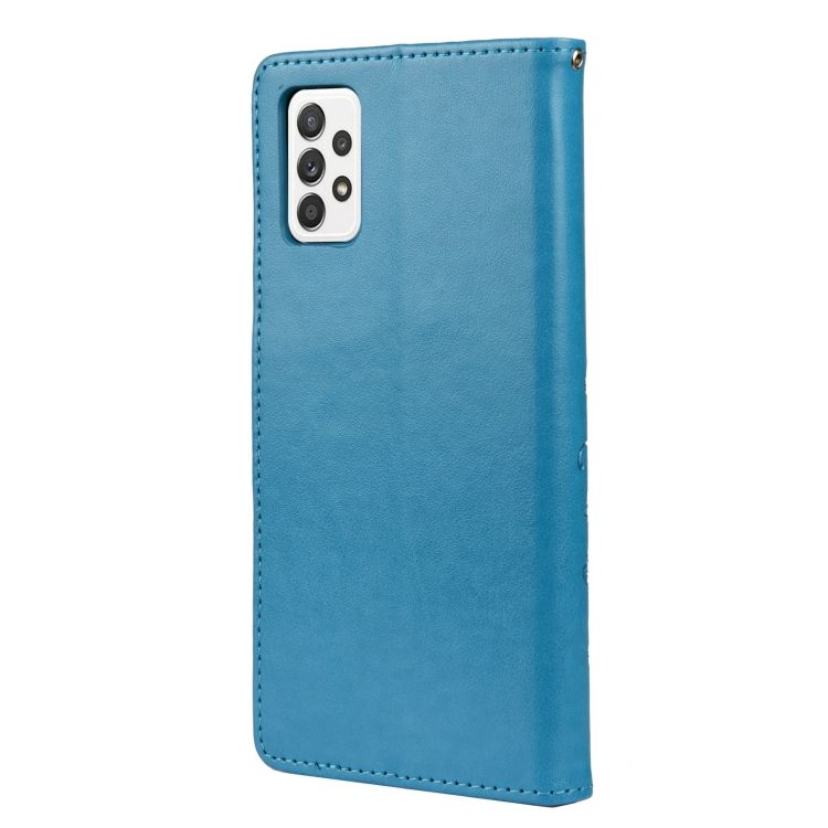 Peňaženkové puzdro Embossing Pattern Motýľ a kvet modré – Samsung Galaxy A53 5G | Kryty na mobil Kryty na mobil | Peňaženkové puzdro Embossing Pattern Motýľ a kvet modré – Samsung Galaxy A53 5G | Kryty na mobil