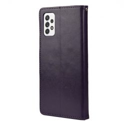 Peňaženkové puzdro Embossing Pattern Motýľ a kvet tmavofialové – Samsung Galaxy A53 5G | Kryty na mobil Kryty na mobil | Peňaženkové puzdro Embossing Pattern Motýľ a kvet tmavofialové – Samsung Galaxy A53 5G | Kryty na mobil