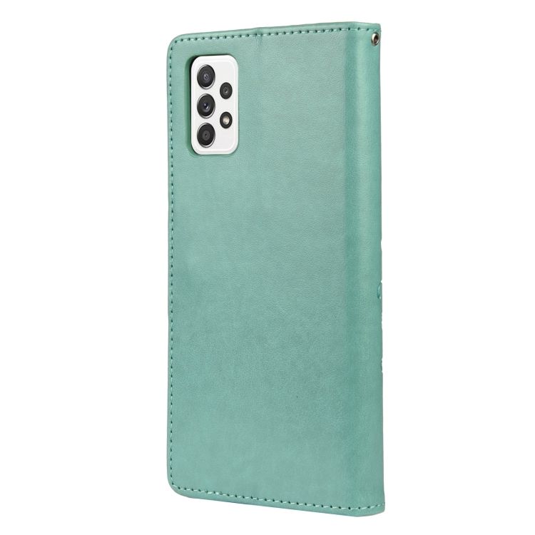 Peňaženkové puzdro Embossing Pattern Motýľ a kvet zelené – Samsung Galaxy A53 5G | Kryty na mobil Kryty na mobil | Peňaženkové puzdro Embossing Pattern Motýľ a kvet zelené – Samsung Galaxy A53 5G | Kryty na mobil
