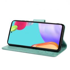 Peňaženkové puzdro Embossing Pattern Motýľ a kvet zelené – Samsung Galaxy A53 5G | Kryty na mobil Kryty na mobil | Peňaženkové puzdro Embossing Pattern Motýľ a kvet zelené – Samsung Galaxy A53 5G | Kryty na mobil