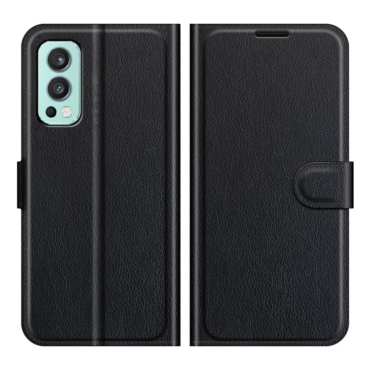 Peňaženkové puzdro Litchi čierne – OnePlus Nord 2 5G | Kryty na mobil Kryty na mobil | Peňaženkové puzdro Litchi čierne – OnePlus Nord 2 5G | Kryty na mobil